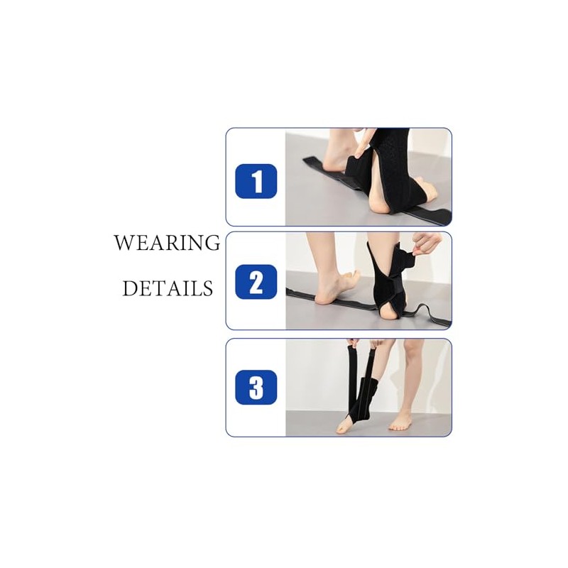 OhMill Achilles Tendon Support Brace Ankle Brace with 2 Metal