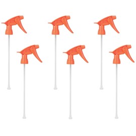 Sandhill Tools Trigger Spray Chemical & Acid Resistant Sprayer Replacement for 32 oz Bottles, Orange, 9-1/2" Dip Tube, 28-400 Neck Size (12 Pack)