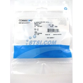 Commscope 1375055-4 Cat6 SL-Series Jack, Gray, T568A/B RJ45 SL110 ~STSI