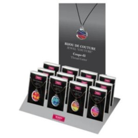 Bohin French Couture Thread Cutter Pendants by Bohin - U Choose Style - Quilt- Orange/Fuchsia