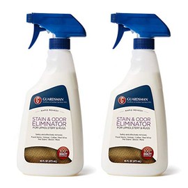 Guardsman 462600 Fabric Stain & Odor Eliminator, For Upholstery & Rugs, Removes Food Stains, Grease, Coffee, Red Wine, Blood, Pet Stains, 16 Fl Oz, 2 Pack