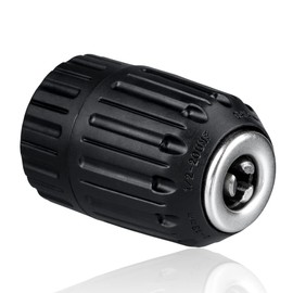 Bestgle 2-13mm Keyless Drill Chuck Adapter, 1/2-20UNF Thread Mount Quick Change Drill Chuck Conversion Tool Accessory Cordless Hand Drill Chuck for Impact Driver Electric Drill