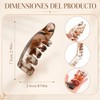 8PCS Pasadores Mujer,Mini Pinzas para el Cabello con Forma de