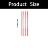 100 PCS Red Plastic Spray Can Straws, 4.72 Inch Long