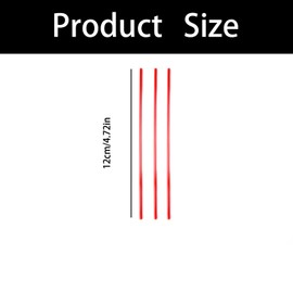 100 PCS Red Plastic Spray Can Straws, 4.72 Inch Long Replacement Nozzles for Spray Paint Cans