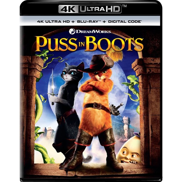 Puss in Boots (4K Ultra HD + Blu-ray + Digital) [4K UHD]