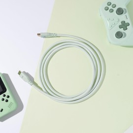 Pixio Ultra High Speed HDMI Cable, 6.6 ft (2 m), Mint, Green, PXH212BMT, HDMI2.1B, Supports 8K/60Hz, 4K/120Hz, HDR, Nylon Mesh, Green