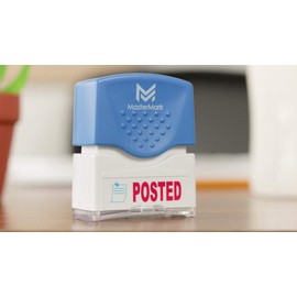 Posted Stamp – MasterMark Premium 2-Color Pre-Inked Office Stamp
