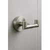 Set of 2 Double Brushed Nickel Towel Holder for Bathrooms