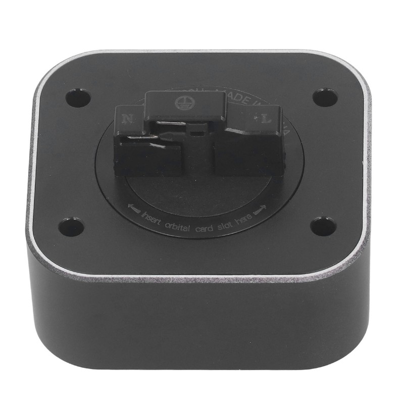 Square Track Adapter Surface Mounted Power Outlet Socket with Indicator