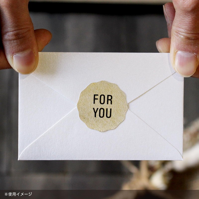 BAY LETTERPRESS Washi Gift Stickers, 24 Sheets for You, Wrapping,