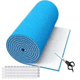 Demiwise Air Vent Filters, 12" x 140" Cut to Fit Air Filter Material (70+ Filters),MERV 8 Triple Electrostatic Vent Filter for AC, HVAC Furnace, Grilles and Mobile Home-Includes 48 Adhesive Hook Tape