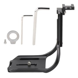 Quick Release Plate L Bracket with Hot Shoe Hand Grip Holder for Nikon D6 SLR Camera