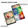 Katomula 100 MTG Card Sleeves with 100 Inner Sleeve, Textured