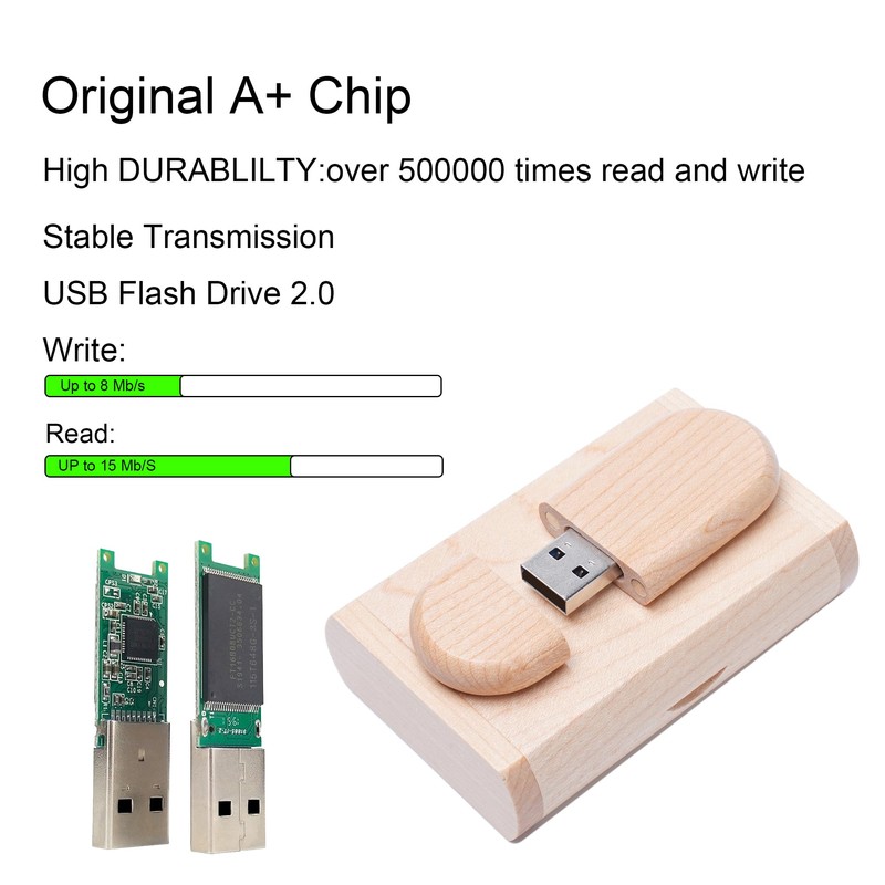 Yaxiny Maple Wood 2.0 USB Flash Drive USB Disk Memory