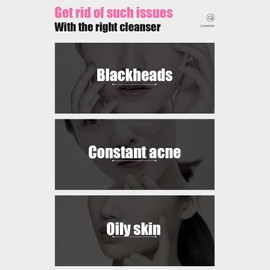 BIOAQUA Peach Cleanser Foam Amino Acid Clarifying Facial Skin Cleansing 100g / 3.53oz