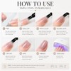 Esmalte Gel para Uñas UV LED, Soak Off Translúcido Nude