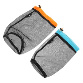 BESPORTBLE 2pcs Compression Stuff Sack Portable Drawstring Travel Storage Bag for Clothes Shoes Accessories Lightweight Durable Breathable Design for Easy Organization