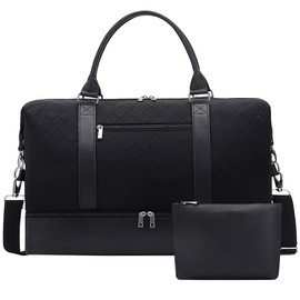 Oeihuivt Weekender Bags For Women With Shoe Compartment Large Capacity Travel Overnight Bags Perfect For Travel/Gift