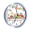 CreaDesign, WU-10-1088 Analogue Children's Room Radio-Controlled Clock with Customisable Name,