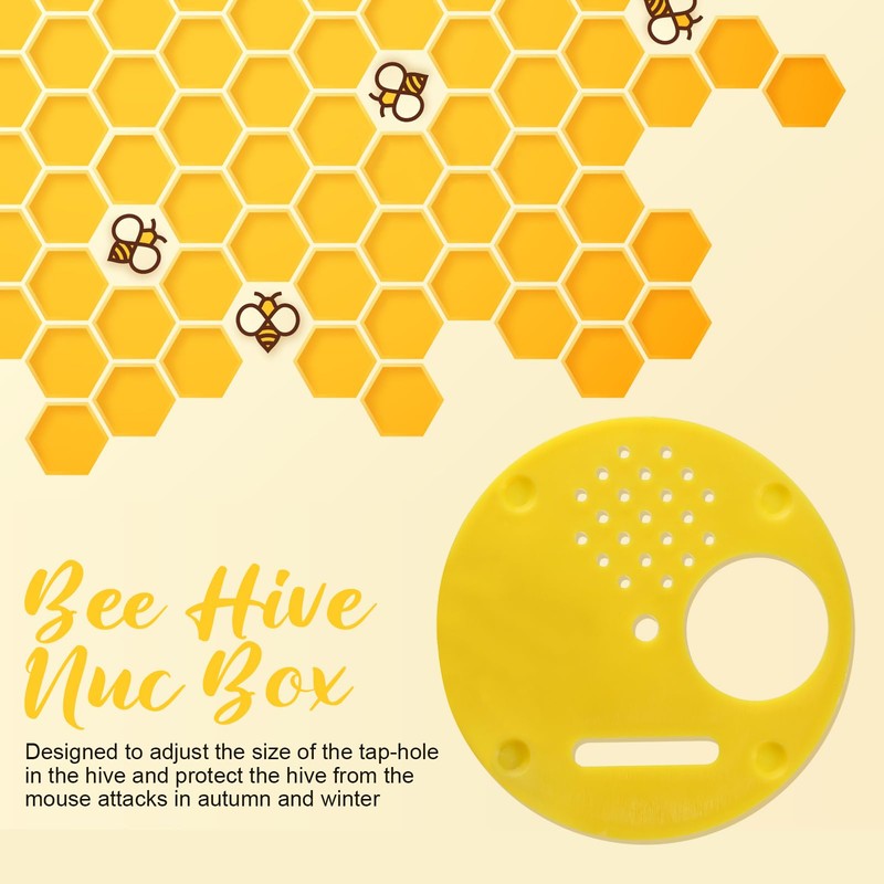 Plastic Beehive, 12pcs/set Plastic Beehive Nuc Box, Entrance Gate Beekeeping