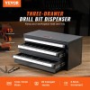 Three Drawer Drill Bit Dispenser Cabinet 1mm To 13mm Organized