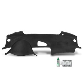 PIT66 TPE Dash Board Cover Compatible with 2004-2008 Acura TL Dash Cover 30-408LL Black