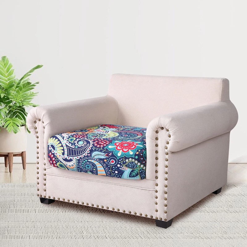 Hyha Printed Couch Cushion Covers, Floral Sofa Covers Washable for