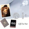 Micory Tree of Life Stud Earrings 925 Silver Ladies with