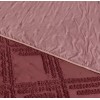 Vianney Colcha Matrimonial Mauve Vianney Doble Vista Color Lila Textura