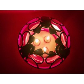 Peek Product Designs Adjustable Candle Topper for Jar Candles - Paisley - Candle Share Cover Sleeves