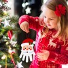Zhanmai 36 Sets Christmas Handprint Santa Crafts for Kids DIY