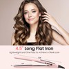 Brightup Hair Straightener Ceramic Flat Iron, Rapid 20S Heat Up,