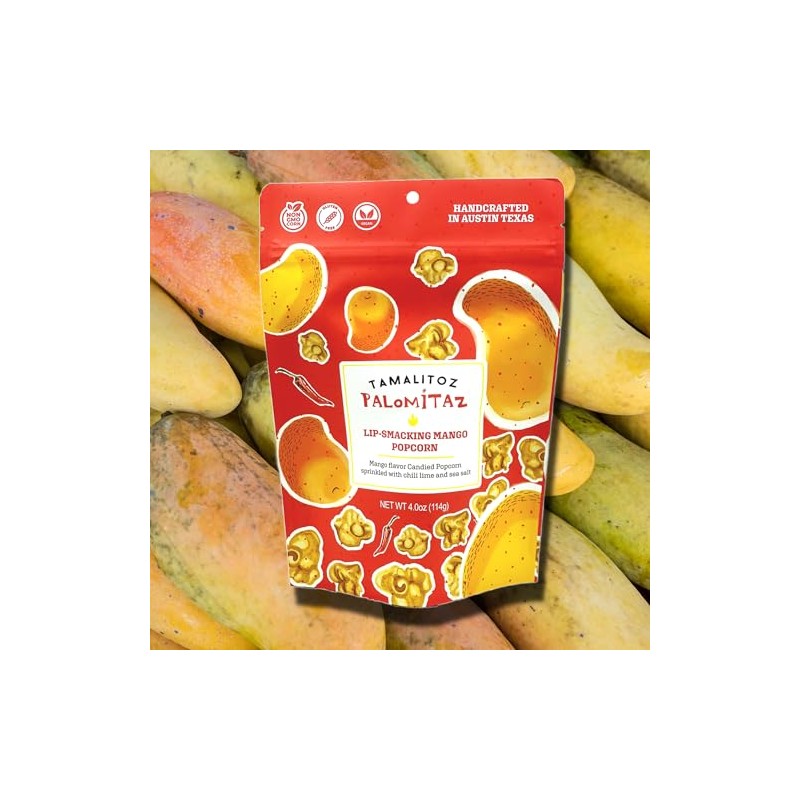 Tamalitoz by Sugarox Popcorn Palomitaz Lip Smacking Mango 2 pack
