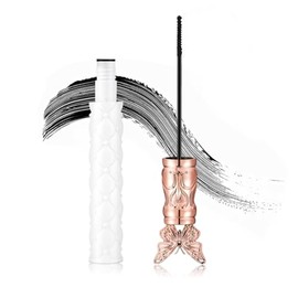 Filterseed Mascara - Fine Brush Black Mascara, Waterproof, Smudge-Proof, Clump-Proof, For Tiny and Lower Eyelashes (1PC)