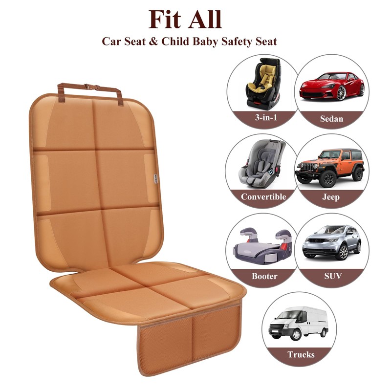 Meolsaek Car Seat Protector for Child Car Seat, Durable 600D