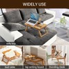 Laptop Desk Table Adjustable Bamboo Foldable Breakfast Serving Bed Tray