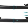 Spec-D Tuning 4PC Front + Rear Factory Style Black Fender