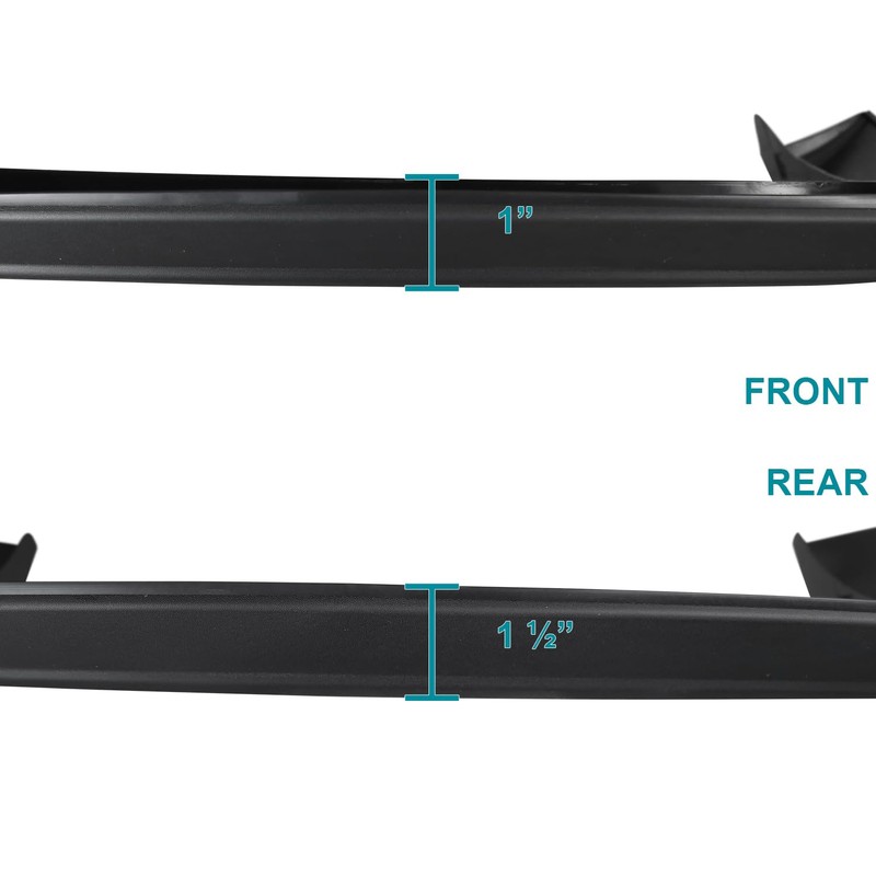 Spec-D Tuning 4PC Front + Rear Factory Style Black Fender
