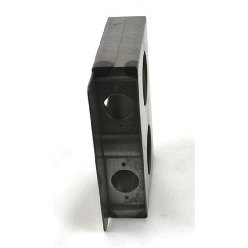 USA Premium Store Gate Lockbox Double Hole Weldable Steel 6