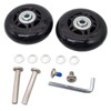 2 Set OD 60mm Luggage Suitcase Replacement Wheels Axles Repair