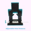 Hole Puncher Adjustable Spacing Metal Structure Double Hole Punch for
