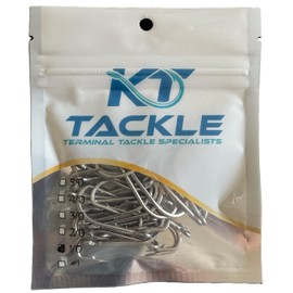 long shank fishing hook available in sizes 5/0, 4/0, 3/0, 2/0, and 1/0 25Pcs (1/0)