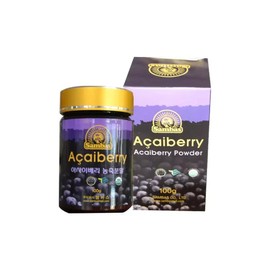 Ssambas Brazil Acai Berry Powder 100g x 3 Bottles Gift Set Acai Berry Powder, 1 Piece / 쌈바스 브라질 아사이베리분말 100g x 3병 선물세트 아사이베리파우더, 1개