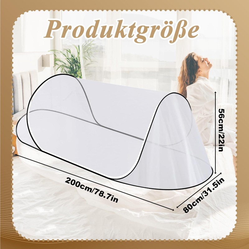 Mosquito Net Travel, 200 x 80 x 56 cm Mosquito