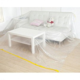 Large Dustproof & Waterproof Vinyl Cover for Moving & Construction (6 Types) Large Vinyl Cover Standard 2x20m 2ea