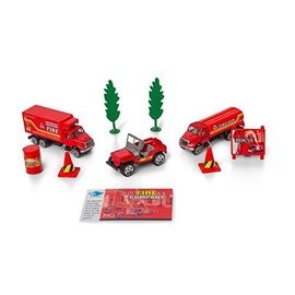 Big Daddy Fire Rescue Toy Play Set Starter Kit Includes More Than 10 Fire Truck Toys and Accessories to Create The Perfect Emergency Scene