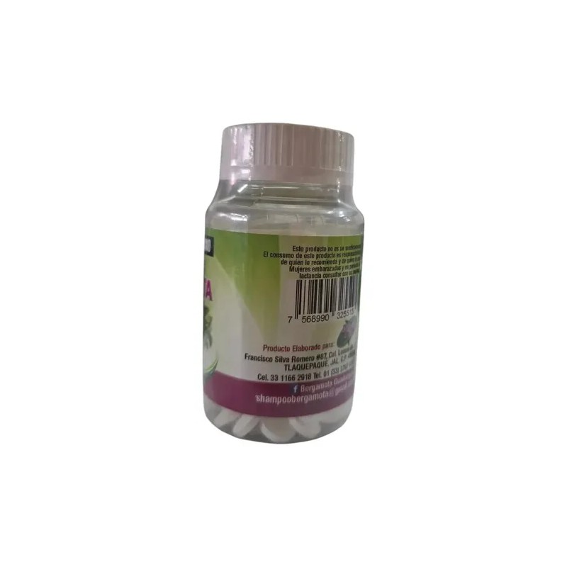 Bergamota Con Biotina 60 Tabletas, Uñas, Cabello Y Piel Sin
