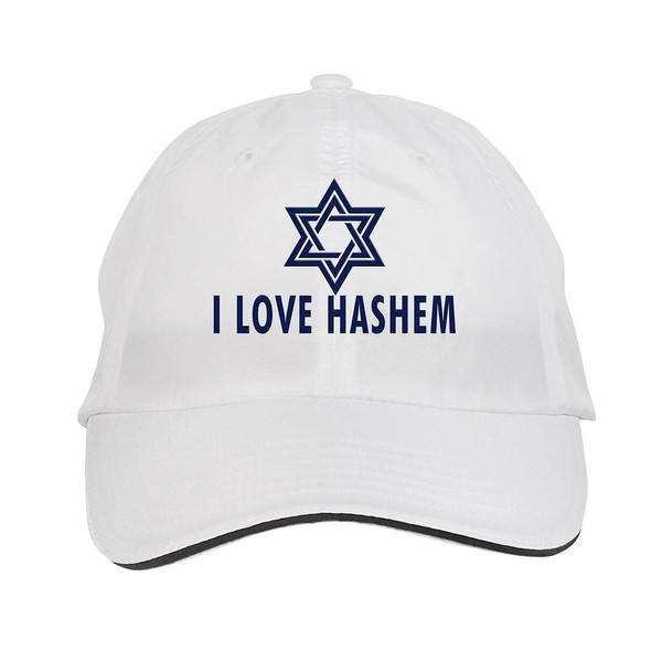 Makoroni - I Love Hashem Jewish Hat Adjustable Cap, DesO94
