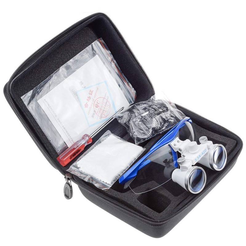 Mike-Dental 3.5X 420mm Dental Surgical Binocular Loupes Glasses Lens Magnifier